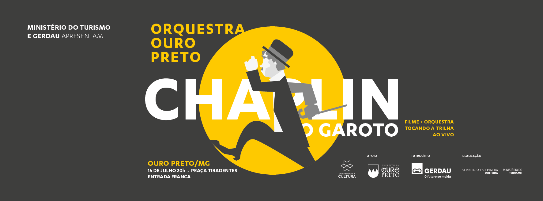 Chaplin em Ouro Preto